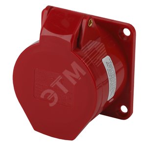 Розетка стационарная внутренняя 415 3Р+РЕ+N 16А 380В IP44 (20/120/1440) R(IN)-16-3P-PE-N-IP44