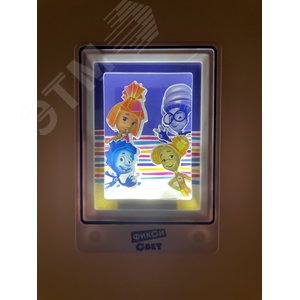 Ночник NN-611-LS-V фиолетовый ФИКСИКИ (12/48/576) ЭРА 6