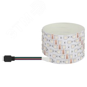 Лента светодиодная 14,4Вт/м 12В RGB IP20 60LED/м LS5050-14,4-60-12-RGB-IP20-1