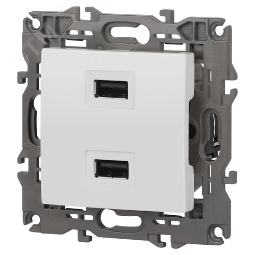 Устройство зарядное USB, 5В-2100мА, Эра Elegance, белый, 14-4110-01 3