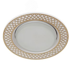 Светильник KL79 WH/GD под лампу Gx53 круглый,220V,13W,белый/золото | Б0037364 | ЭРА - ЭРА (Энергия света)