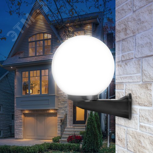 НБУ 01-60-251  , шар опал с настенным крепежом D=250 mm (1/30) ЭРА (Б0048075) 9