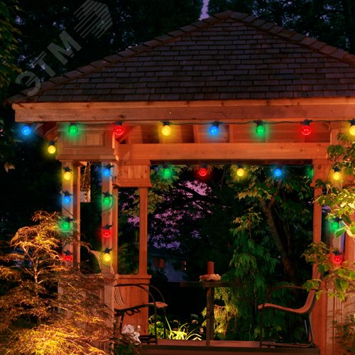 Гирлянда  Белт Лайт набор 5 м, ERABL-MK5  15 LED ламп (шаг 30 см), мультиколор, 220 В, каучук ЭРА (Б0047953) 8