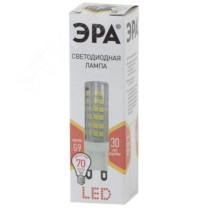 Лампа светодиодная LED 7 Вт 560Лм 2700К капсула теплый G9 170-265В LED JCD-7W-CER-827-G9 Standart 2