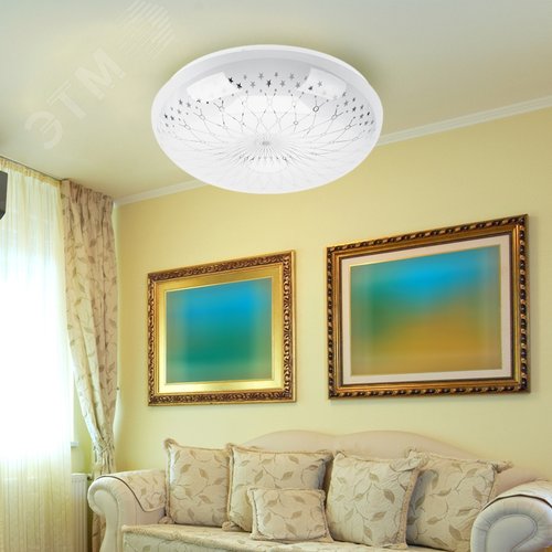 SPB-6 ‘‘Фея‘‘ 24-6,5K (D) Бытовые светодиодные светильники (SPB 6)_48 напр ЭРА Светодиод. св-к 24Вт 6500K 1850Лм 405x115‘‘ (Б0032149) - фото 4