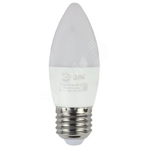 Лампа светодиодная LED 6 Вт 480Лм 2700К свеча теплый E27 220-240В ECO LED B35-6W-827-E27 Red Line