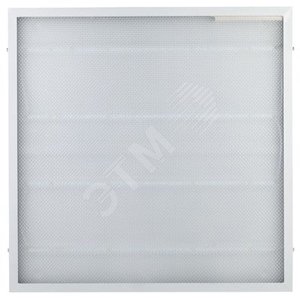 Светильник светодиодный ДВО/ДПО-48Вт 4800Лм 6500К IP40 595х595 призма с проводом SPO-6-48-6K-P (4)