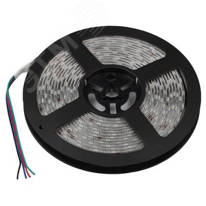 Лента светодиодная 14,4Вт/м 24В RGB IP65 60LED/м LS5050-14,4-60-24-65-RGB-5m