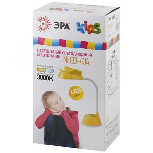 NLED-434-6W-Y Светильники настольные ЭРА NLED-434-6W-Y желтый наст.светильник (Б0031618) - фото 2