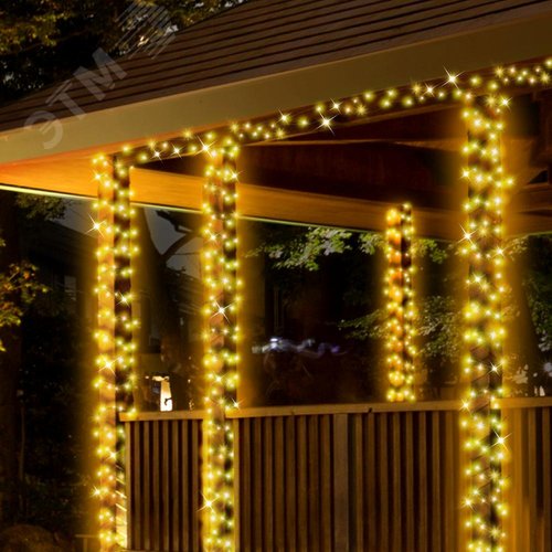 ENON-10B ЭРА Гирлянда LED Нить 10 м теплый свет, 24V, IP44 (80/960) необходим трансформатор Б0041911приобретается отдельно (Б0041905) 2