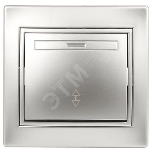Переключатель, 10А-250В, СУ, Plano, алюминий,1-103-03 (Б0030038) - ЭРА (Энергия света)