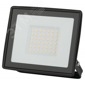 Прожектор светодиодный ДО-50 Вт 6500К 4000 Лм IP65 черный 50w холодный 200-240В LPR-023-0-65K-050 - ЭРА (Энергия света)