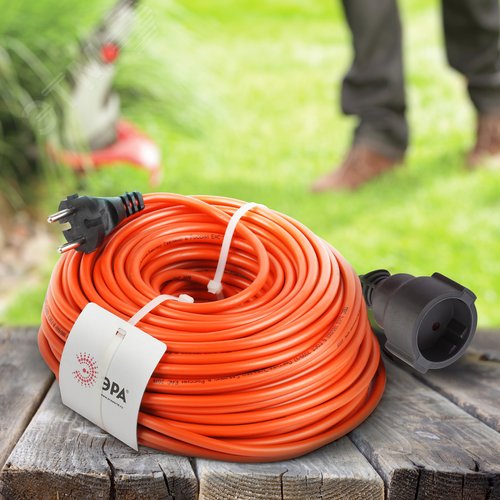 Удлинитель силовой UPx-1-2x1-40m-IP44 в бухте б/з 40м 1 гнездо ПВС 2х1 UPx-1-2x1-40m-IP44 - фото 3