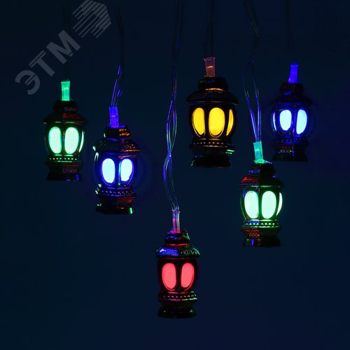 ENIN-3F ЭРА Гирлянда LED Нить Фонарики 3 м мультиколор, 220V, IP20 (36/720) (Б0041897) 2