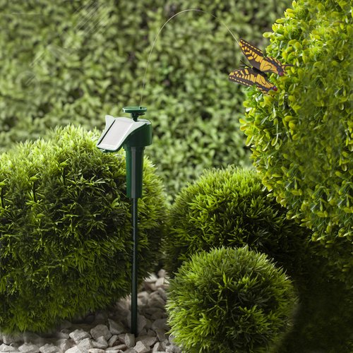 Светильник садовый на солнечной батарее ''Порхающая бабочка'', пластик, цветной, 42 см SL-PL42-BTF 4