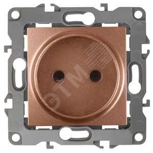 Розетка однофазная скрытого монтажа, в рамку без шторок медь 16А 250В IP20 автоматические (безвинтовые) зажимы 12-2105-14 Эра 12