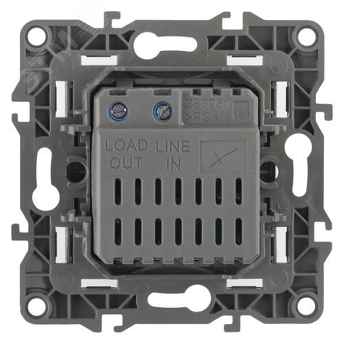 Светорегулятор поворотно-нажимной, 400ВА 230В, Эра12, перламутр,12-4101-15 2