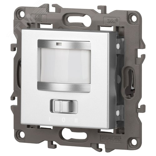 Датчик движения 2-проводной, 180-250В, 200Вт, Эра Eleg, алюминий,14-4103-03 3