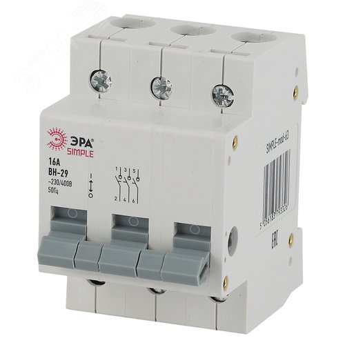 Выключатель нагрузки 3P 40А ВН-29 SIMPLE-mod-65 2