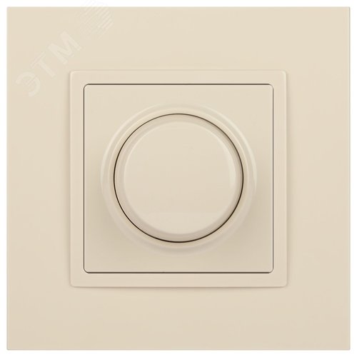 Светорегулятор поворотно-нажимной, 400ВА 230В, Эра Elegance, сл.кость,14-4101-02 2