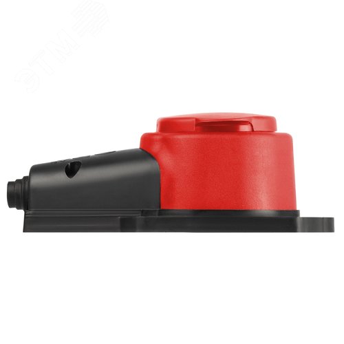 Колодка каучуковая с заземлением 1 розетка 16A IP44 красная KX-1e-RED-IP44 - фото 4