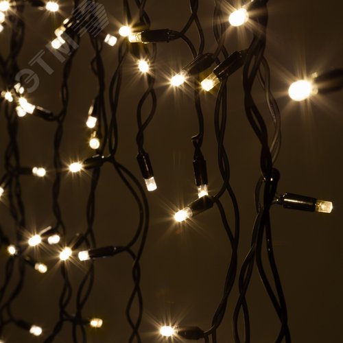 Гирлянда светодиодная новогодняя ERAPS-NK3 нить3 м теплый свет 100 LED - фото 2