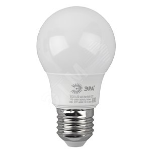 Лампа светодиодная LED 8Вт Е27 4000К СТАНДАРТ smd А55-8w-840-E27 ECO | Б0032096 | ЭРА - ЭРА (Энергия света)