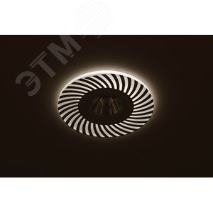 Светильник встраиваемый KL40 SL/GD/1 алюминиевый MR16 12V/220V 50W золото/серебро ( - фото 3