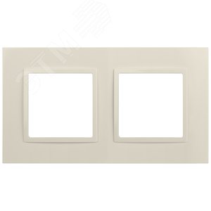Рамка для розеток и выключателей Elegance 14-5012-02 Classic, на 2 поста, слоновая кость | Б0060577 | ЭРА - ЭРА (Энергия света)