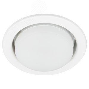 Светильник встраиваемый KL35 WH /1 (к) под лампу Gx53 220V  13W  белый (80/1680) ЭРА (Б0048944) - фото 3