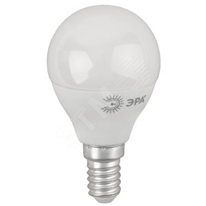 Лампа светодиодная LED 8Вт Е14 4000К ЭКО smd P45-8w-840-E14 ECO | Б0030023 | ЭРА