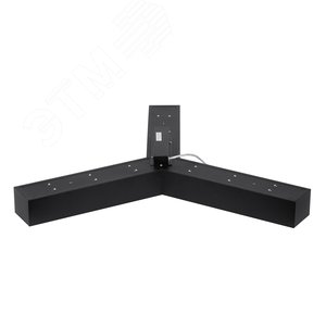 Светильник светодиодный Geometria Igrek SPO-144-B-40K-066 66Вт 4000К 4000Лм IP40 1200*1200*80 черный подвесной ЭРА (Б0050573) - фото 2