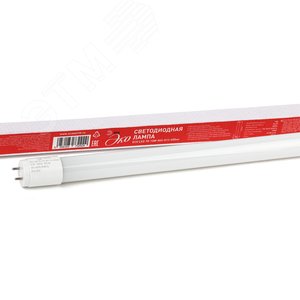 Лампа ECO LED T8-10W-865-G13-600mm ЭРА (диод,трубка стекл,10Вт,хол,непов. G13) | Б0032975 | ЭРА - ЭРА (Энергия света)