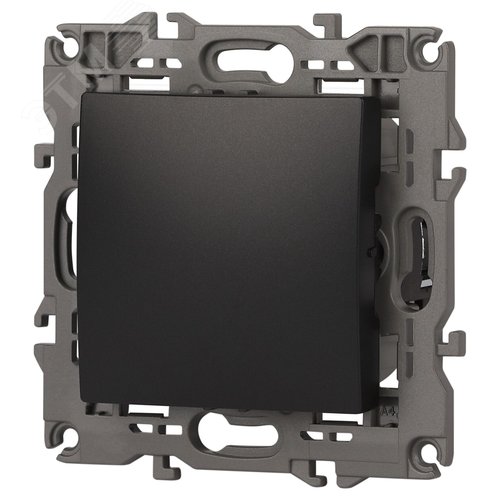 Переключатель промежуточный, 10АХ-250В, Эра Elegance, антрацит,14-1108-05 4