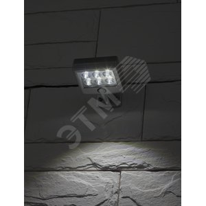 Прожектор с датчиком движения c выносной солнечной батареей, 6LED,150lm ERAFS024-07 ЭРА (Б0044247)