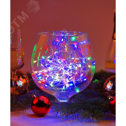 Гирлянда LED Нить 10 м мультиколор 220V ENIN -10NM ЭРА (Б0047965) 4