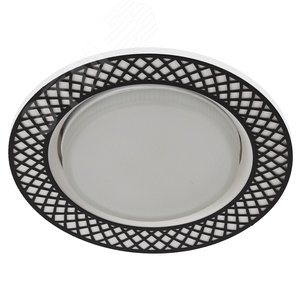 Светильник KL79 WH/BK под лампу Gx53 круглый,220V,13W,белый/черный | Б0037361 | ЭРА - ЭРА (Энергия света)