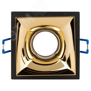 Встраиваемый светильник декоративный ЭРА KL102 BK/GD MR16 GU5.3 черный золото - ЭРА (Энергия света)