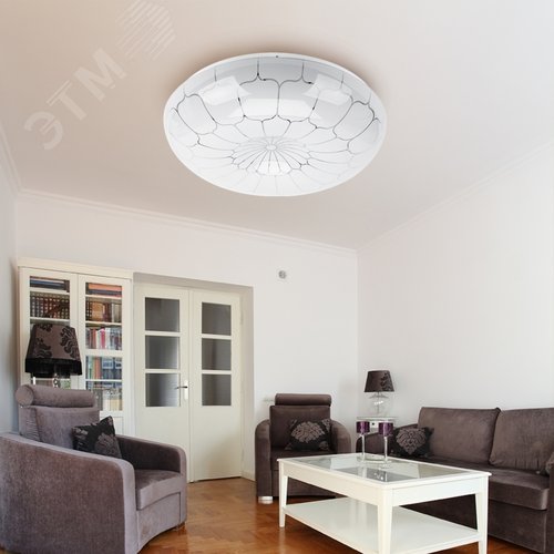 SPB-6 ‘‘Паутина‘‘ 24-6,5K (B) Бытовые светодиодные светильники (SPB 6)_48 напр ЭРА Светодиод. св-к 24Вт 6500K 1850Лм 405x115‘‘ (Б0032147) 4