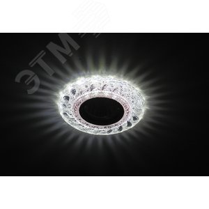 DK LD18 SL PK/WH Точечные светильники ЭРА декор cо светодиодной подсветкой MR16, прозрачный розовый (Б0028068) - фото 4