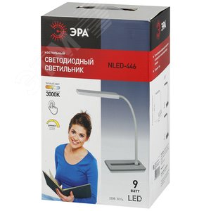 NLED-446-9W-BK Светильники настольные ЭРА наст.светильник NLED-446-9W-BK черный (Б0017431) 2