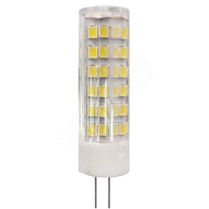 Лампа светодиодная LED 7 Вт 560Лм 4000К капсула нейтральный G4 170-265В LED JC-7W-220V-CER-840-G4 Standart - ЭРА (Энергия света)