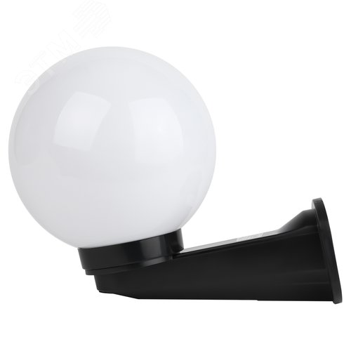 Светильник настенный НБУ 01-60-201 шар опаловый IP44 Е27 max60Вт d200mm с настенным крепежом - фото 2