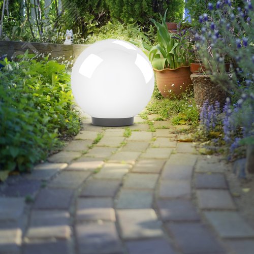 Светильник на опору/кронштейн НТУ 02-100-301 шар белый опаловый призма IP44 Е27 max100Вт d300mm 6