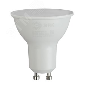 Лампа светодиодная LED 5 Вт 400Лм 6500К софит холодный GU10 220-240В LED MR16-5W-865-GU10 Red Line 3