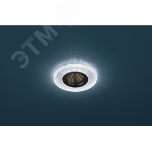 Светильник точечный декоративный со светодиодной подсветкой, голубой DK LD1 BL - фото 2