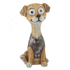 SL-RSN24-DOG-M Садовый светильник на солнечной батарее, полистоун, цветной, 24 см | Б0032588 | ЭРА - ЭРА (Энергия света)