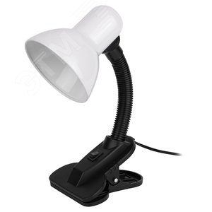 Светильник настольный на прищепке белый N-102-E27-40W-W 4