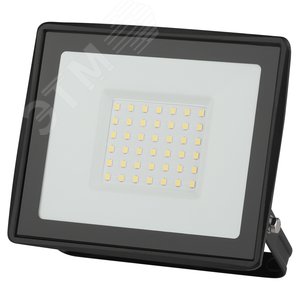 Прожектор светодиодный ДО-50 Вт 4000К 4000 Лм IP65 черный 50w нейтральный 200-240В LPR-023-0-40K-050 - ЭРА (Энергия света)