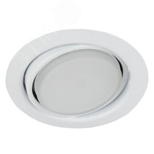Светильник под лампу Gx53 поворотный, 220V, 13W, белый KL35 А WH  ЭРА - ЭРА (Энергия света)